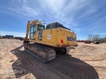 Used Komatsu Excavator in yard